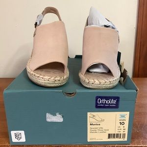 NIB Toms Monica Wedge Sandal Size 10